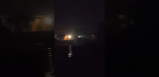 Grandine e vento nella Bassa