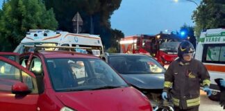 Incidente a Bagnolo San Vito: due auto si urtano, cinque feriti