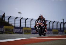 Bezzecchi leader delle Practice del Gp di Aragon, Martin settimo