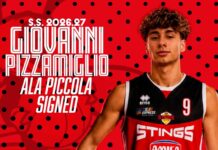 Basket Serie B – Giovanni Pizzamiglio, da Cantù agli Stings per spiccare il volo