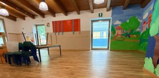 Motteggiana: risistemato il parquet nella materna di Villa Saviola