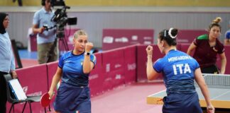 Tennis Tavolo – Le “Italie” di Arlia, Monfardini e Mutti in semifinale ai Giochi