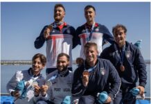Canoa velocità – Alessio Campari fa festa a Taranto! Conquista il bronzo nel K2 500