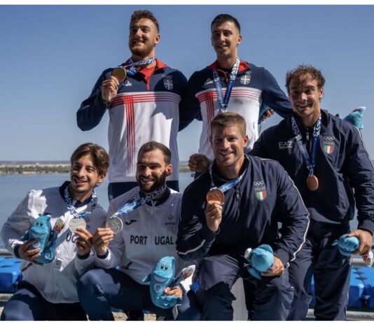 Canoa velocità – Alessio Campari fa festa a Taranto! Conquista il bronzo nel K2 500