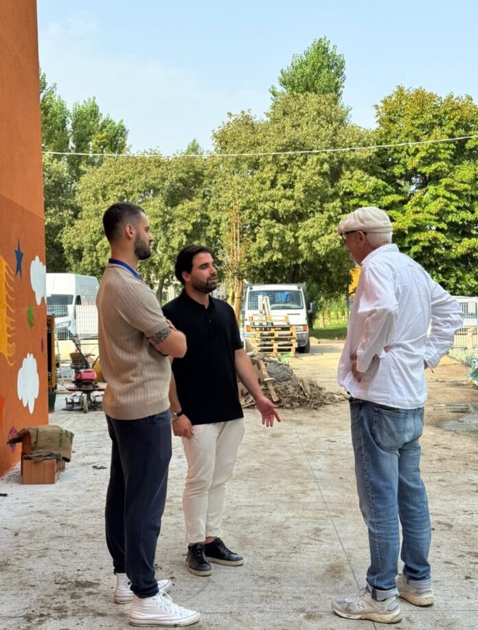 Il sindaco durante il sopraluogo_4111295