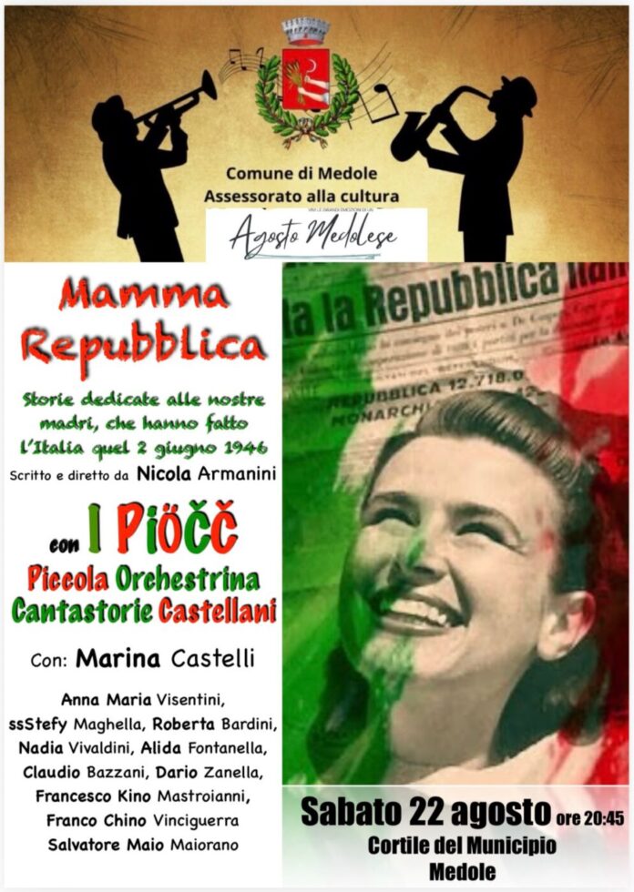 Medole sabato 22 agosto 2026