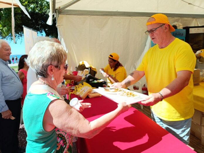 Stand Fiera polenta a Bardolino