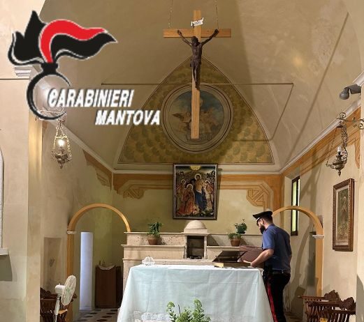 Furto sacrilego a Poggio Rusco: smurato il tabernacolo dalla chiesa di Dragoncello