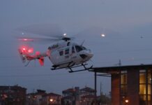 Paura a Bagnolo San Vito: bimbo di un anno cade dalle scale e batte la testa, trasportato in elicottero a Bergamo