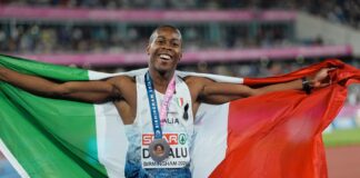 Atletica leggera – La Provincia assegna il “Toson d’Oro” a Desalu per il bronzo di Birmingham