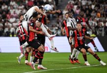 Una perla di Cisse e un’incornata di Gatti nel recupero, Juve-Milan 1-1
