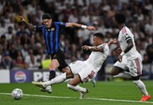 Partenza falsa dell’Inter in Champions, vince il Real 2-1