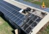 A fuoco i pannelli fotovoltaici di una porcilaia a Roncoferraro