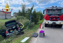 Incidente a Ghisiolo: perde il controllo dell’auto e resta intrappolato, anziano estratto dai Vigili del Fuoco