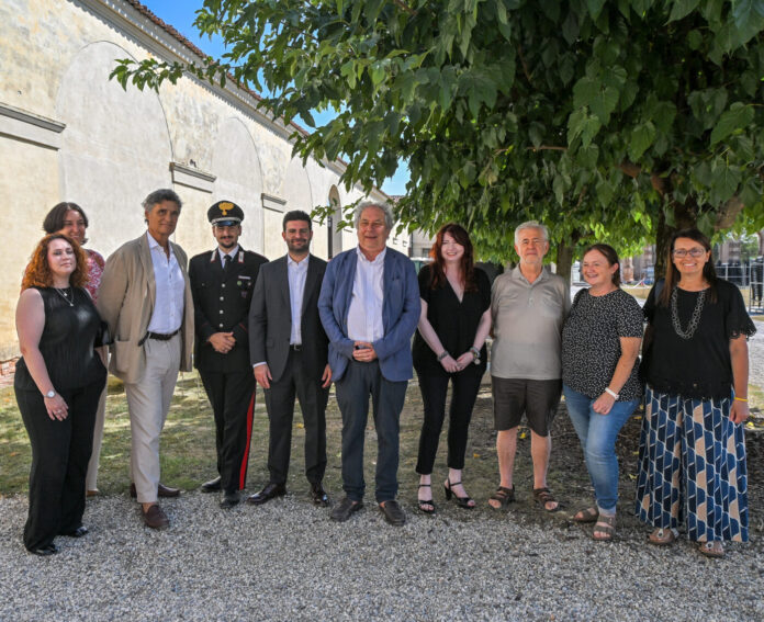 Mantova spazio te fare foto alla presentazione del programma di eventi "Mantova: connessa per natura"