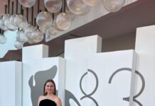 L’artista spagnola-asolana sul Red Carpet di Venezia