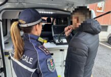 Ciclista ubriaco denunciato: tasso alcolemico cinque volte oltre il limite