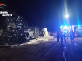 Roverbella, due aziende a fuoco nella notte: l’ombra del dolo e il sequestro giudiziario