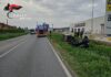 Scontro frontale in viale Europa a Viadana: feriti una 58enne e un 19enne, sul posto Vigili del Fuoco e Carabinieri