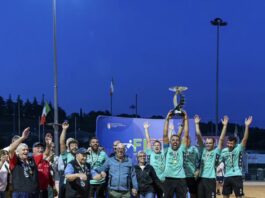 Tamburello Serie A maschile – Solferino, last dance da urlo! Batte ancora Dossena (2-0) e vince anche la Supercoppa
