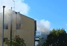 Sette persone intossicate nell’incendio di un appartamento in via Bellonci