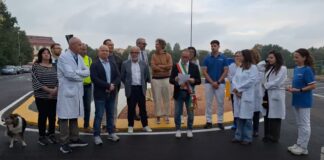Ostiglia – Taglio del nastro per il nuovo parcheggio di via Collodi