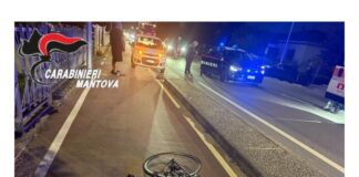 Goito, auto contro bicicletta: ferito un 66enne