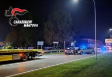 Scontro nella notte a San Giorgio Bigarello per una mancata precedenza: una donna ferita in ospedale