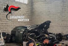 Scoperta officina meccanica completamente abusiva a Castelbelforte: maxi multa e denunce