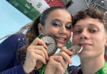 Pattinaggio artistico – Polisportiva Borghi in festa: Bruzzi e Grossi vicecampioni del mondo
